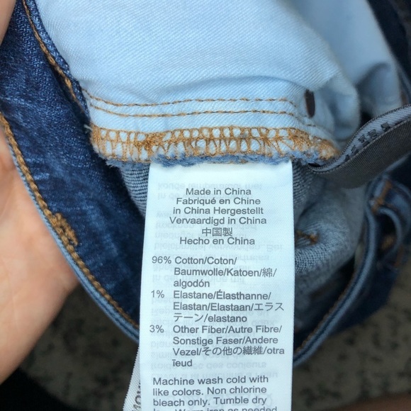 Madewell Frayed Denim Skirt Size 6 - Picture 5 of 9